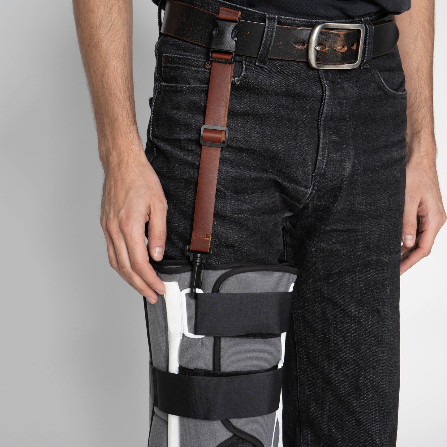 EZ Ortho Support Brace Lift - Brown Leather